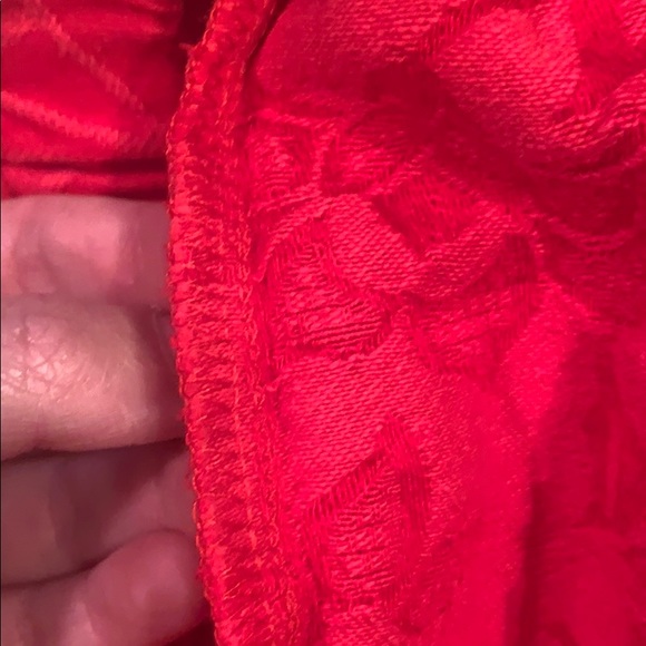 Custom-Made Red Culottes  (see description - size) - Picture 3 of 3